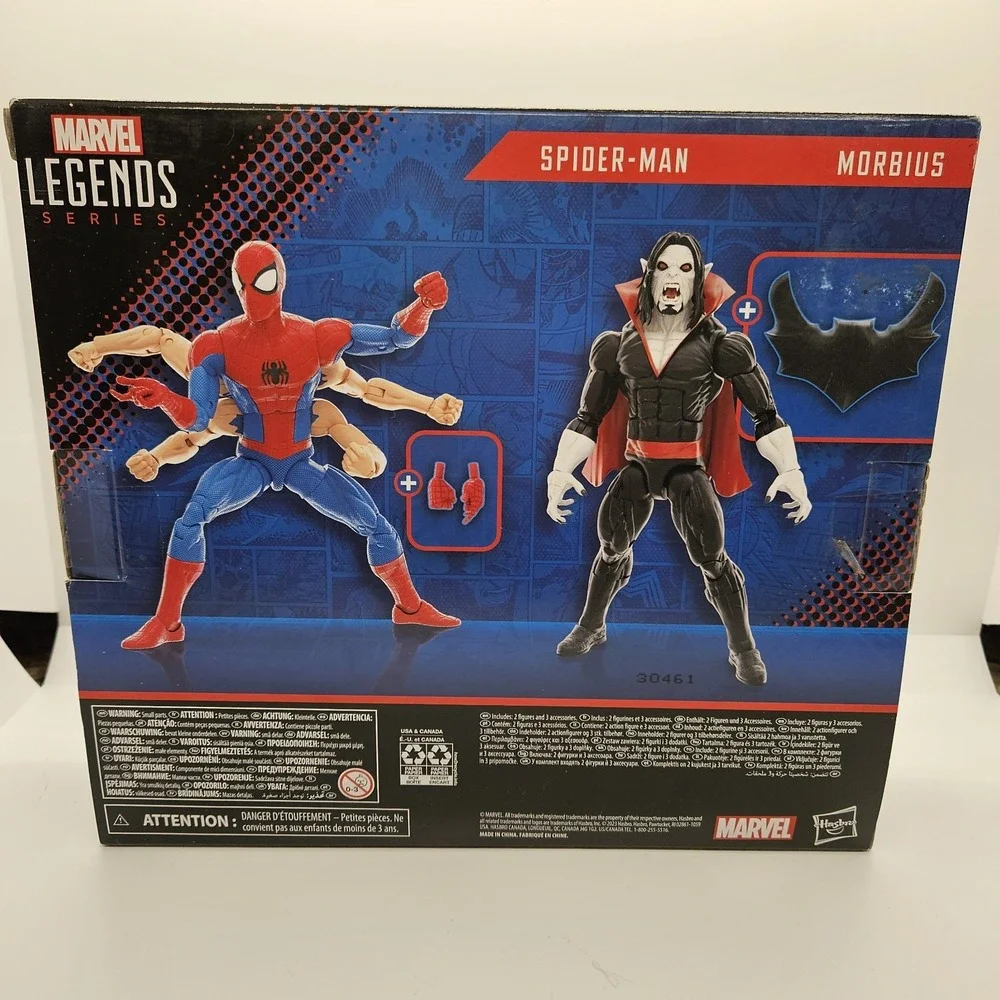 Marvel Legends Spider-Man vs Morbius 2-Pack‎ Amazing Spider-Man Hasbro